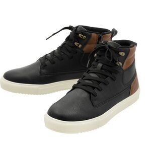 Black and Brown High-Top Esmara Men's Sneakers - Classic Casual